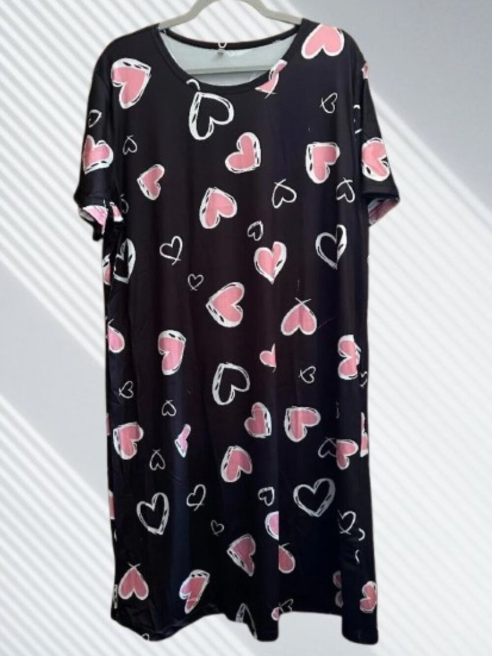 New Hearts Sleepshirt/Gown 1X